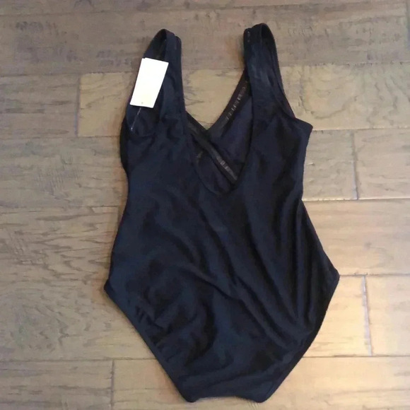 MICHAEL Michael Kors black one piece swimsuit Sz 10 New with tags - Picture 8 of 11